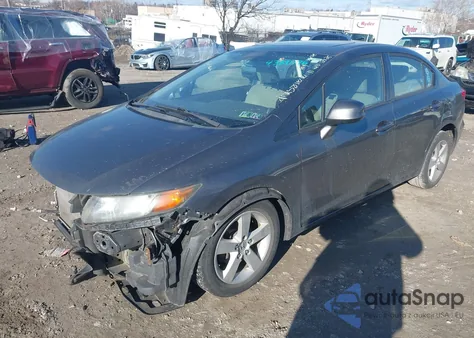 2012 Honda Civic Ex z USA, uszkodzony, nr VIN 2HGFB2F87CH504639